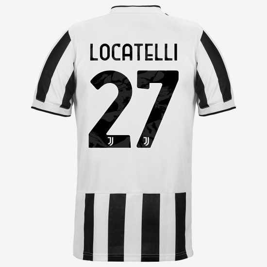 Camisola Juventus Manuel Locatelli 27 Equipamento Primeiro 2021-2022 Manga Curta
